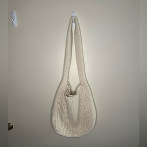 Crocheted tote bag